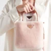 Taška Prada Panier Mini Shearling Taška Prada Panier Mini Shearling