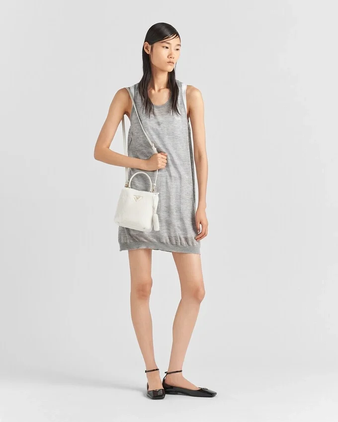 Taška Prada Panier Mini Shearling Taška Prada Panier Mini Shearling