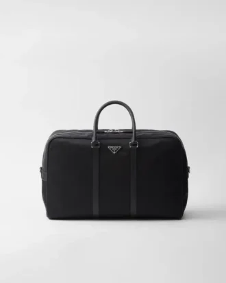 Taška z materiálu Re-Nylon a kůže Saffiano