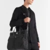 Taška z materiálu Re-Nylon a kůže Saffiano Taška z materiálu Re-Nylon a kůže Saffiano