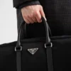 Taška z materiálu Re-Nylon a kůže Saffiano Taška z materiálu Re-Nylon a kůže Saffiano