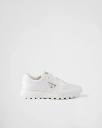 Tenisky Prax 01 z materiálu Re-Nylon a broušené kůže