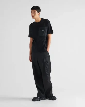 Tričko z materiálu Re-Nylon a jersey