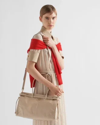 Velká kožená kabelka Prada Bonnie