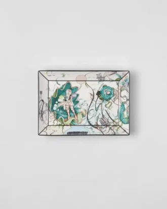 Velký obdélníkový porcelánový podnos – Florid Velký obdélníkový porcelánový podnos – Florid