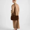 Velká semišová kabelka Prada Bonnie Velká semišová kabelka Prada Bonnie