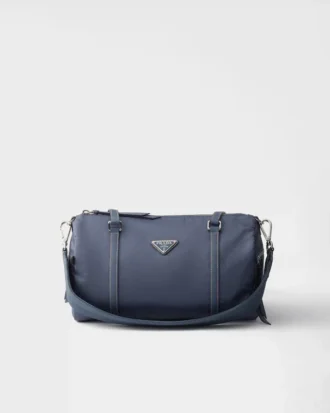 Velká taška z materiálu Re-Nylon a kůže Saffiano