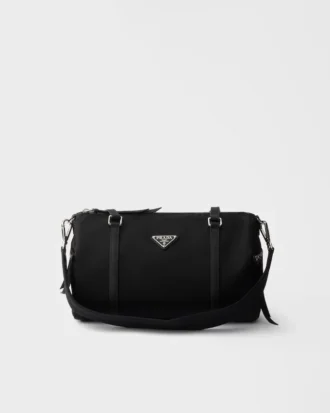 Velká taška z materiálu Re-Nylon a kůže Saffiano