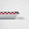 Velký čtvercový porcelánový podnos – Trojúhelníky Velký čtvercový porcelánový podnos – Trojúhelníky