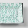 Velký čtvercový porcelánový podnos – Vienna Green Velký čtvercový porcelánový podnos – Vienna Green