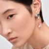 Visací náušnice Couleur Vivante – bílé zlato s akvamarínem, morganity a diamanty Visací náušnice Couleur Vivante – bílé zlato s akvamarínem, morganity a diamanty