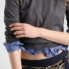 Vlněný svetr s kulatým výstřihem Vlněný svetr s kulatým výstřihem