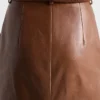 Úzká sukně z nappa kůže Úzká sukně z nappa kůže